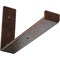 Ekena Millwork Steel Hanging Shelf Bracket, Antiqued Copper 2"W x 12"D x 7"H BKTM02X12X07HSACO - alternate 1